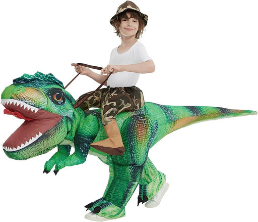 COMIN Disfraz inflable de dinosaurio para niños, divertido disfraz de dinosaurio T Rex para fiesta - Quierox - Tienda Online