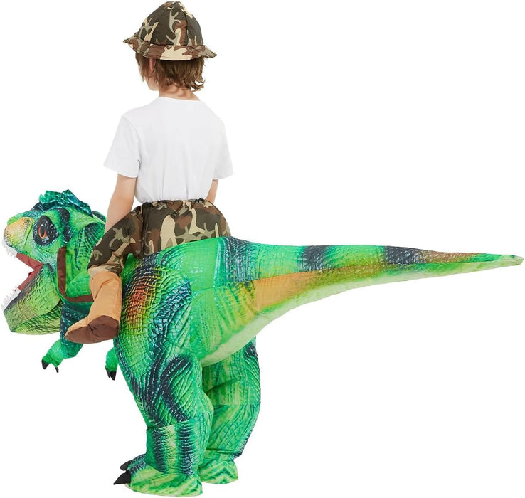 COMIN Disfraz inflable de dinosaurio para niños, divertido disfraz de dinosaurio T Rex para fiesta - Quierox - Tienda Online