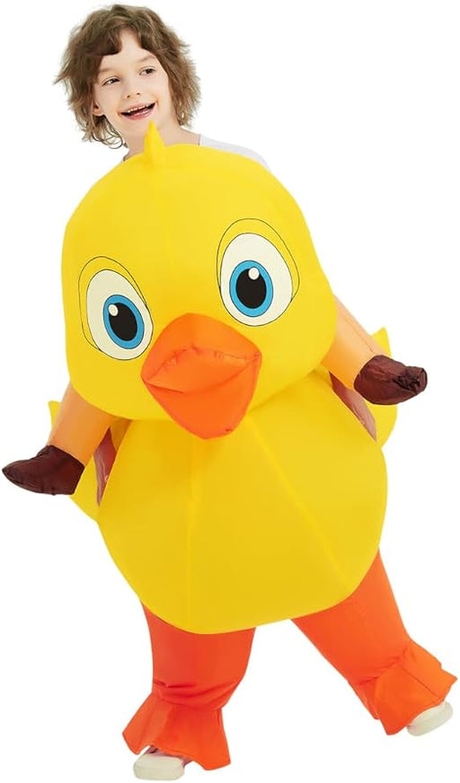 COMIN Disfraz inflable de pato amarillo lindo inflable para fiesta de Halloween para niños - Quierox - Tienda Online