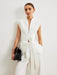 COMMENSE Top peplum con cinturón - Quierox - Tienda Online
