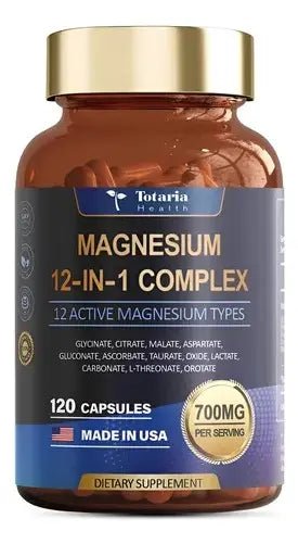 Complejo de magnesio Totaria 12 en 1, 700 mg - Quierox - Tienda Online