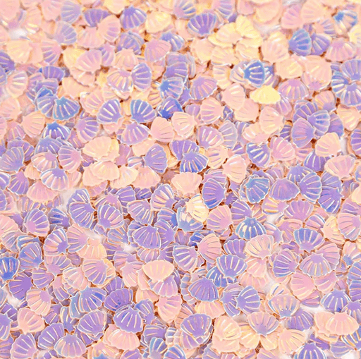 Conchas brillantes de PVC para manicura, accesorios de decoración de uñas 16g por paquete - Quierox - Tienda Online