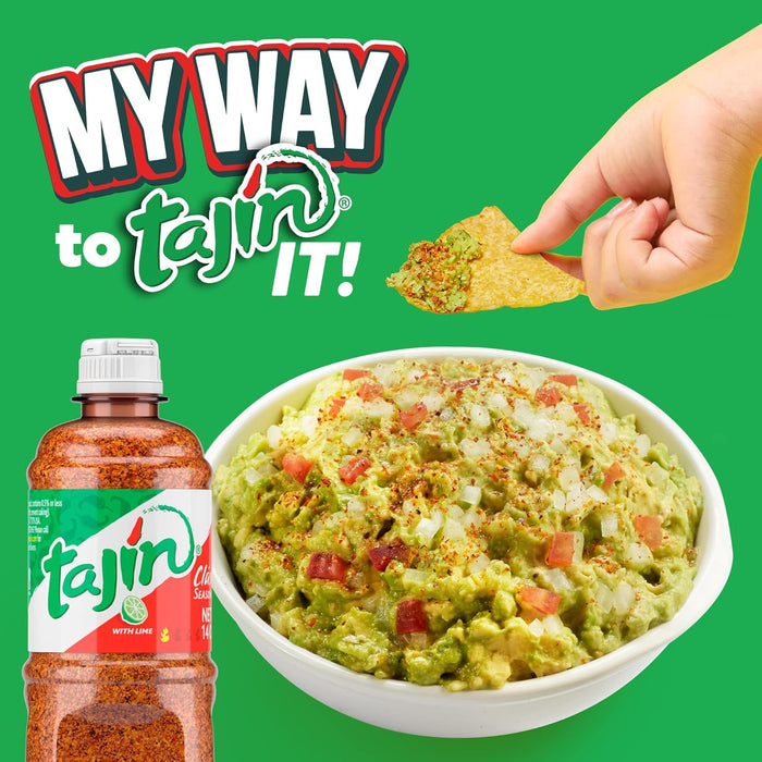 Condimento Tajín Clásico, auténtica mezcla de especias mexicanas de chile y lima 14 oz - Quierox - Tienda Online