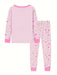 Conjunto 2 piezas camisón pijama de niñas con estampado de sirena - Quierox - Tienda Online