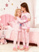 Conjunto 2 piezas camisón pijama de niñas con estampado de sirena - Quierox - Tienda Online