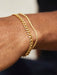 Conjunto de 2 brazaletes con diseño minimalista para hombres - Quierox - Tienda Online