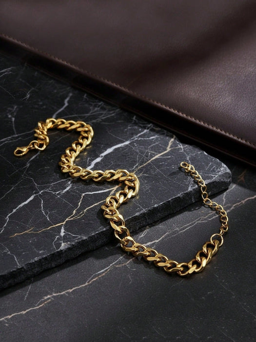 Conjunto de 2 brazaletes con diseño minimalista para hombres - Quierox - Tienda Online