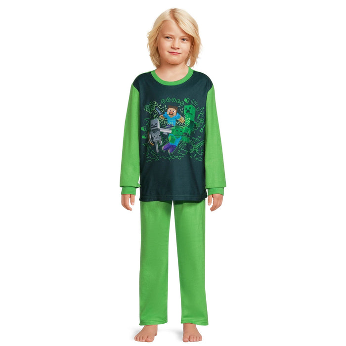 Conjunto de 2 piezas de camiseta y pantalones de manga larga con personajes para niños - Quierox - Tienda Online