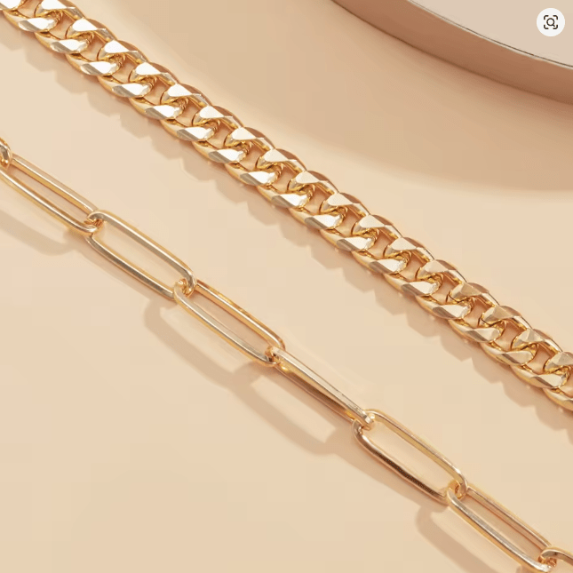 Conjunto de 2 pulseras de acero inoxidable para mujer - Quierox - Tienda Online