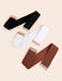 Conjunto de 3 cinturones elásticos con hebilla dorada versátiles para mujer - Quierox - Tienda Online