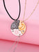 Conjunto de 3 collares de colgantes con diseños de luna, sol y estrella, de moda para mejores amigas - Quierox - Tienda Online