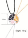 Conjunto de 3 collares de colgantes con diseños de luna, sol y estrella, de moda para mejores amigas - Quierox - Tienda Online