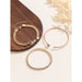 Conjunto de 3 pulseras de lujo ligera con diseño de amor - Quierox - Tienda Online