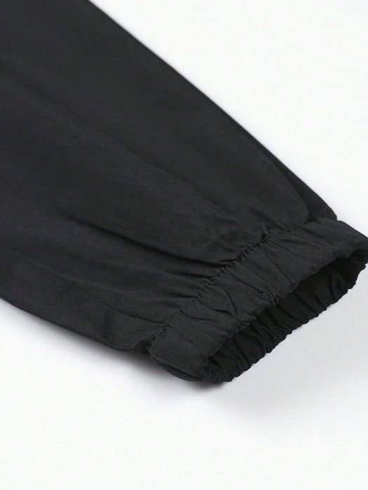 Conjunto de 3pcs de pantalones cargo con cordón, casual y moderno, para niños - Quierox - Tienda Online
