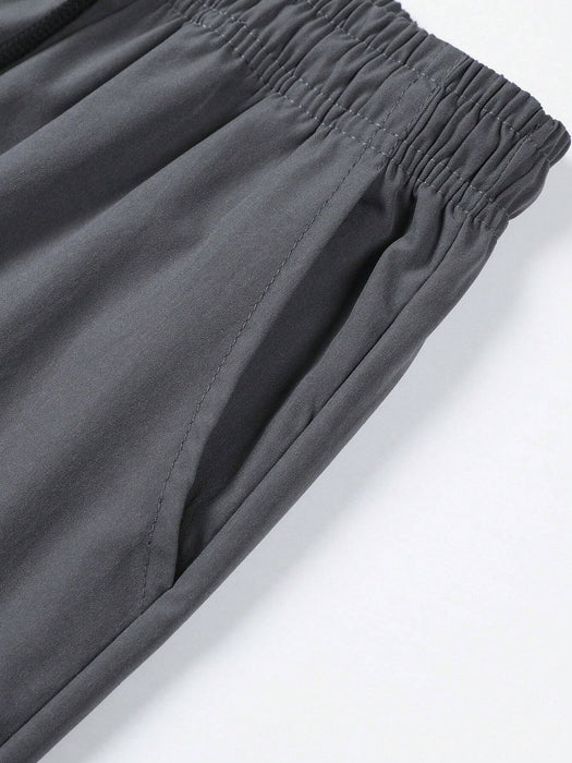 Conjunto de 3pcs de pantalones cargo con cordón, casual y moderno, para niños - Quierox - Tienda Online