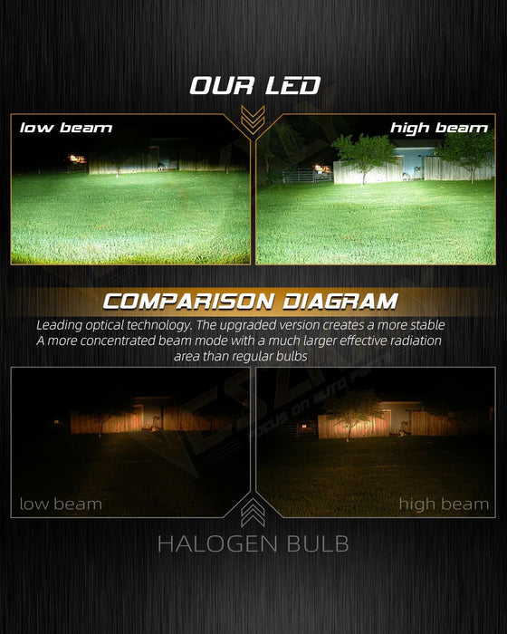 Conjunto de 4 faros LED con soporte para Suzuki JG - T001N - B - YX - Quierox - Tienda Online