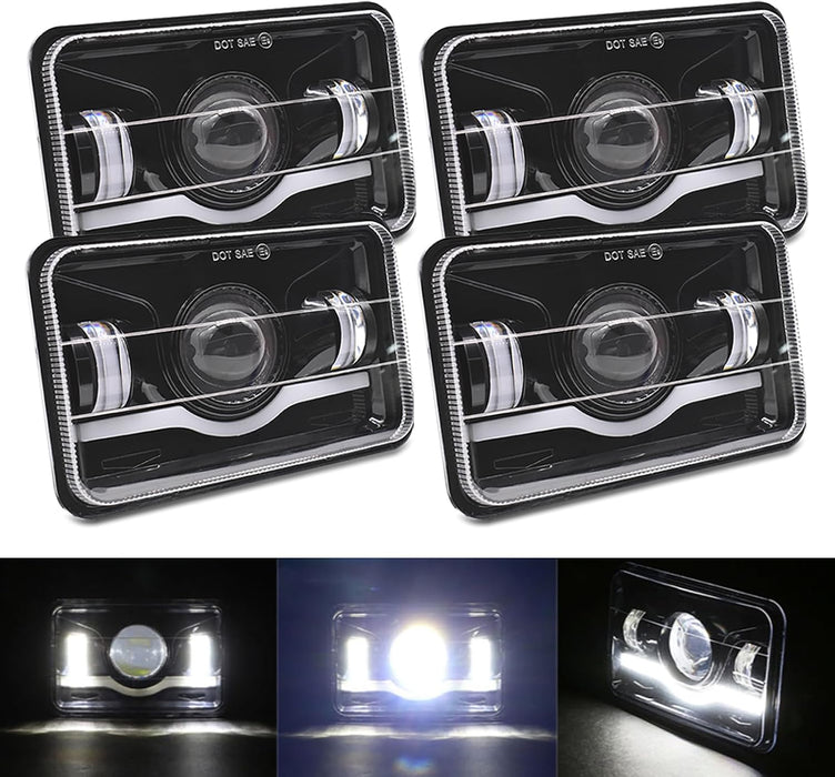 Conjunto de 4 faros LED con soporte para Suzuki JG - T001N - B - YX - Quierox - Tienda Online
