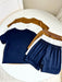 Conjunto de 6pcs de camisetas de manga corta y pantalones cortos para niños - Quierox - Tienda Online