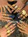 Conjunto de 7pcs de anillos gruesos de estilo vintage apilables con múltiples elementos - Quierox - Tienda Online