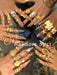 Conjunto de 7pcs de anillos gruesos de estilo vintage apilables con múltiples elementos - Quierox - Tienda Online