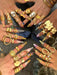 Conjunto de 7pcs de anillos gruesos de estilo vintage apilables con múltiples elementos - Quierox - Tienda Online