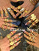 Conjunto de 7pcs de anillos gruesos de estilo vintage apilables con múltiples elementos - Quierox - Tienda Online