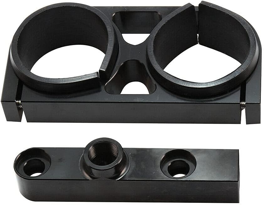 Conjunto de bomba de combustible OSIAS Billet de aluminio Twin Dual Bosch 044 380 lph AEM, colector de salida con soporte de montaje - Quierox - Tienda Online