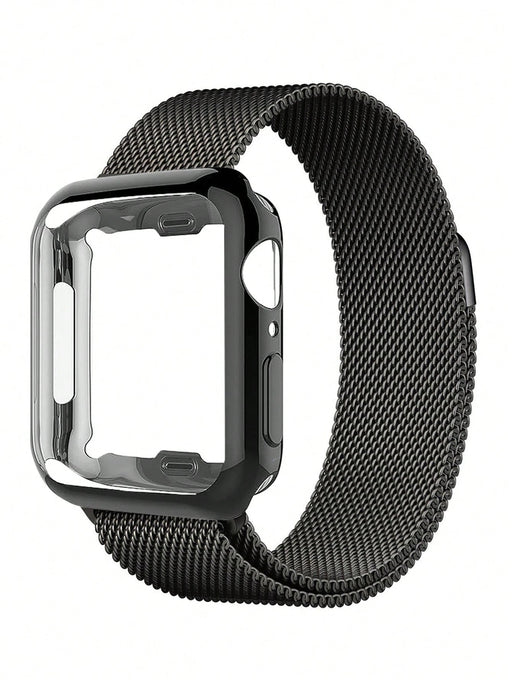 Conjunto de correa y funda compatible con Apple Watch. Elegante, suave, transpirable y ajustable - Quierox - Tienda Online
