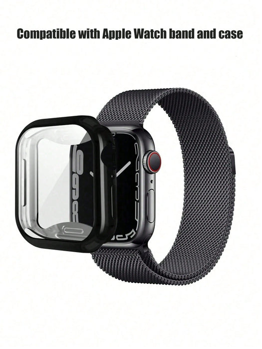 Conjunto de correa y funda compatible con Apple Watch. Elegante, suave, transpirable y ajustable - Quierox - Tienda Online