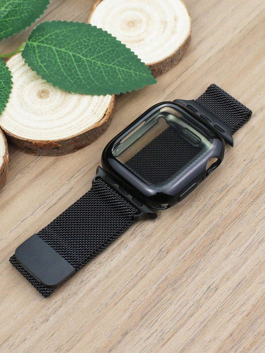 Conjunto de correa y funda compatible con Apple Watch. Elegante, suave, transpirable y ajustable - Quierox - Tienda Online