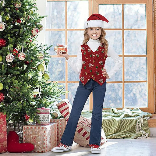 Conjunto de disfraces de Navidad - Chaleco de cosplay de Navidad - Quierox - Tienda Online