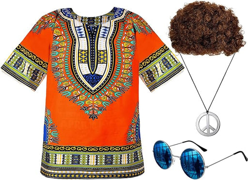 Conjunto de disfraz hippie de 4 piezas de Norme - Quierox - Tienda Online