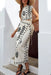 Conjunto de dos piezas bordado elegante: top y falda pareo - Quierox - Tienda Online