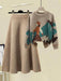 Conjunto de dos piezas de punto cálido para mujer - Quierox - Tienda Online