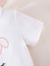 Conjunto de dos piezas para bebé niña con camiseta impresa linda de conejo y pantalones - Quierox - Tienda Online
