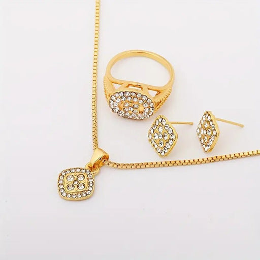 Conjunto de joyería de 3 piezas, anillo minimalista de moda - Quierox - Tienda Online