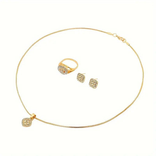 Conjunto de joyería de 3 piezas, anillo minimalista de moda - Quierox - Tienda Online