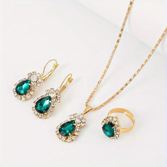 Conjunto de Joyería de Lujo para Mujer de 4 Piezas - Quierox - Tienda Online