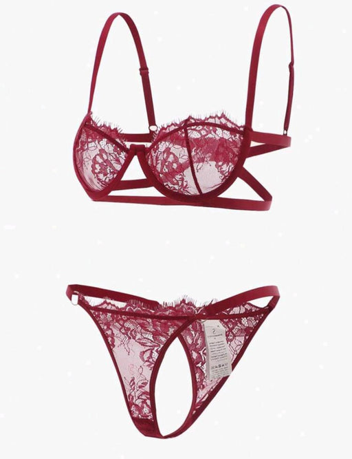 Conjunto de lencería sexy con sujetador - Quierox - Tienda Online