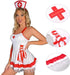 Conjunto de lencería sexy disfraz de enfermera para mujer - Quierox - Tienda Online