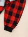 Conjunto de lindo top navideño y Pantalones de Cuadros para Bebés Niños - Quierox - Tienda Online