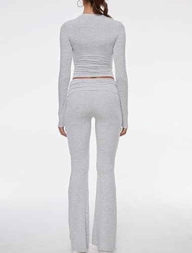 Conjunto de pantalones ajustados casuales para mujer, 2 piezas - Quierox - Tienda Online