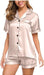 Conjunto de Pijama Básico para Mujer en Crepe Satén + Shorts - Quierox - Tienda Online