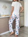 Conjunto de pijama de dos piezas con estampado de Stitch, para mujer - Quierox - Tienda Online