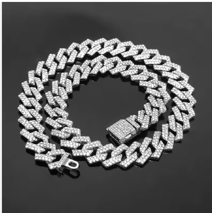 Conjunto de regalo para hombre, reloj con acabado helado, pulsera y collar - Quierox - Tienda Online