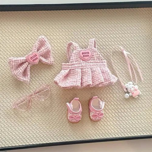 Conjunto de ropa para muñeca Labubu: vestido, zapatos y accesorios - Quierox - Tienda Online
