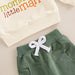 Conjunto de sudadera de manga larga con estampado de letras y pantalón deportivo - Quierox - Tienda Online