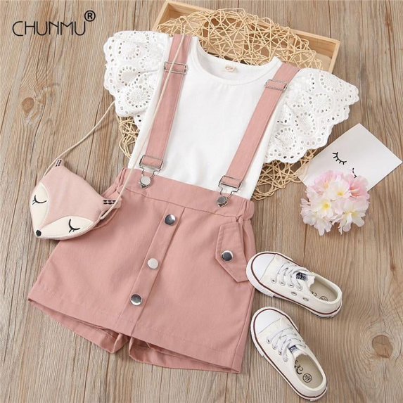 Conjunto de verano para niñas pequeñas - Quierox - Tienda Online