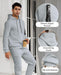 Conjunto deportivo de 2 piezas con capucha para hombre, conjunto deportivo casual de manga larga - Quierox - Tienda Online