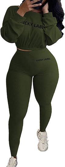 Conjunto sexy de 2 piezas para mujer, conjunto de camiseta corta con bordado de letras - Quierox - Tienda Online